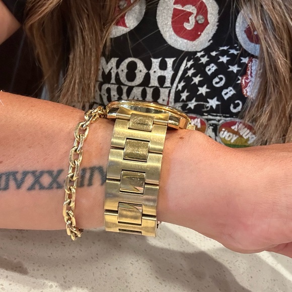 Movado gold and diamond watch. - Picture 8 of 12